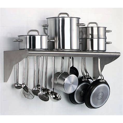 stainless steel pot and pan holder
